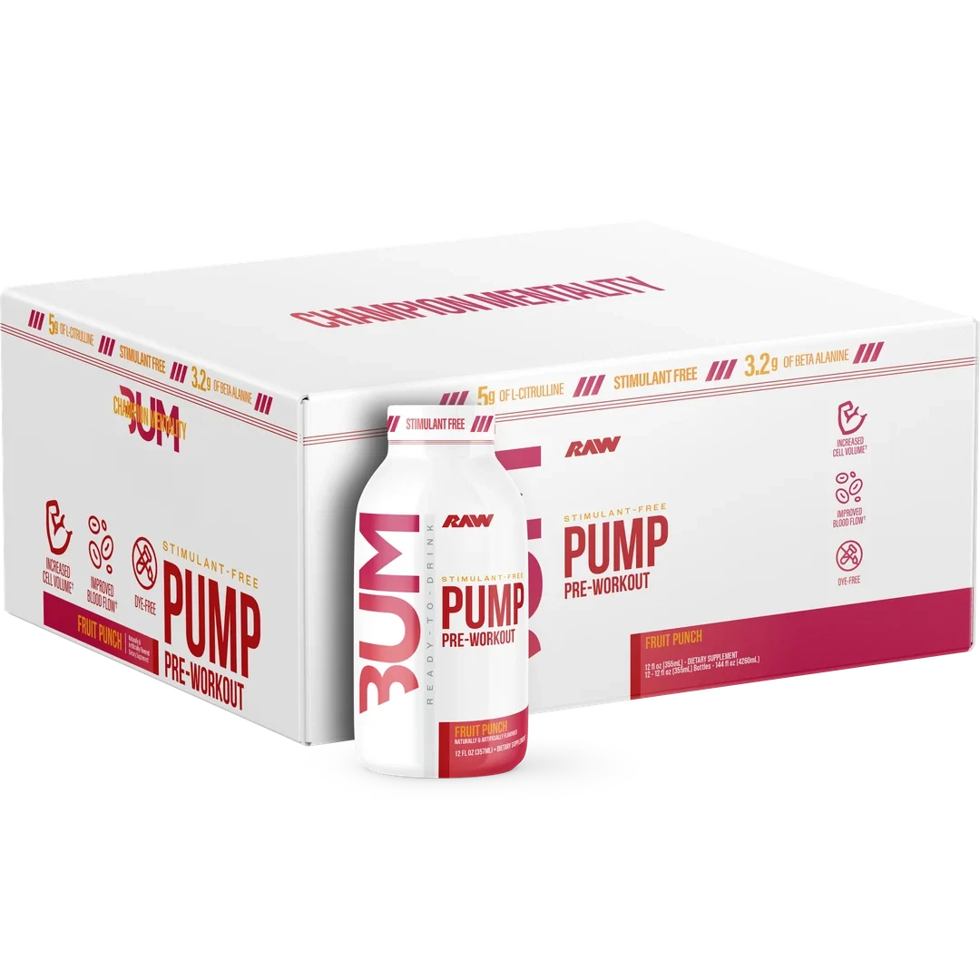 RAW Nutrition PUMP RTD — PUMP RTD hero