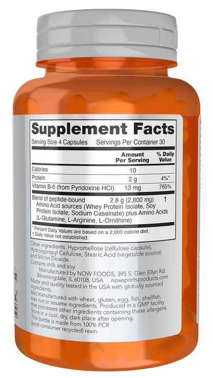 NOW Foods Amino Complete 120vcaps — Amino Complete 120vcaps facts