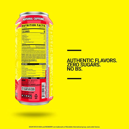 GHOST ENERGY — Redberry Sour Batch facts