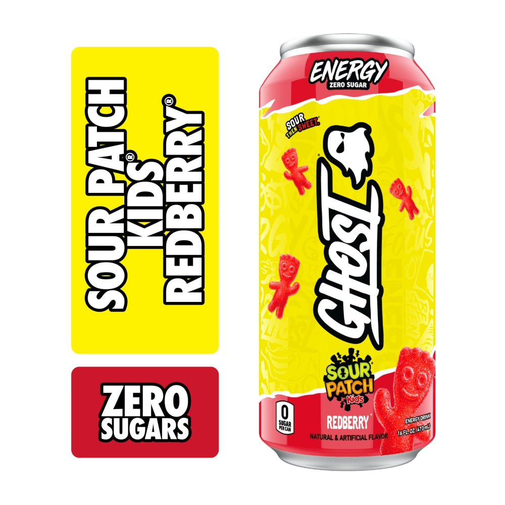 GHOST ENERGY — Redberry Sour Batch hero