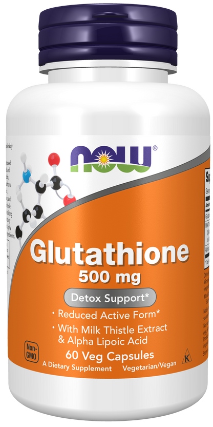 NOW Foods Glutathione 500mg — 60 vcaps hero