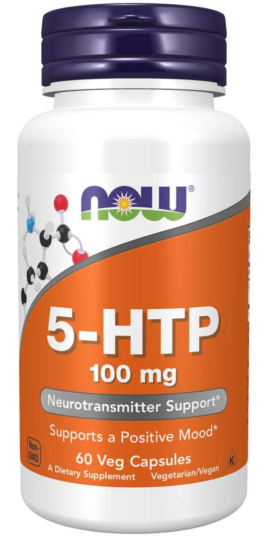 NOW Foods 5HTP — 100mg 60caps hero