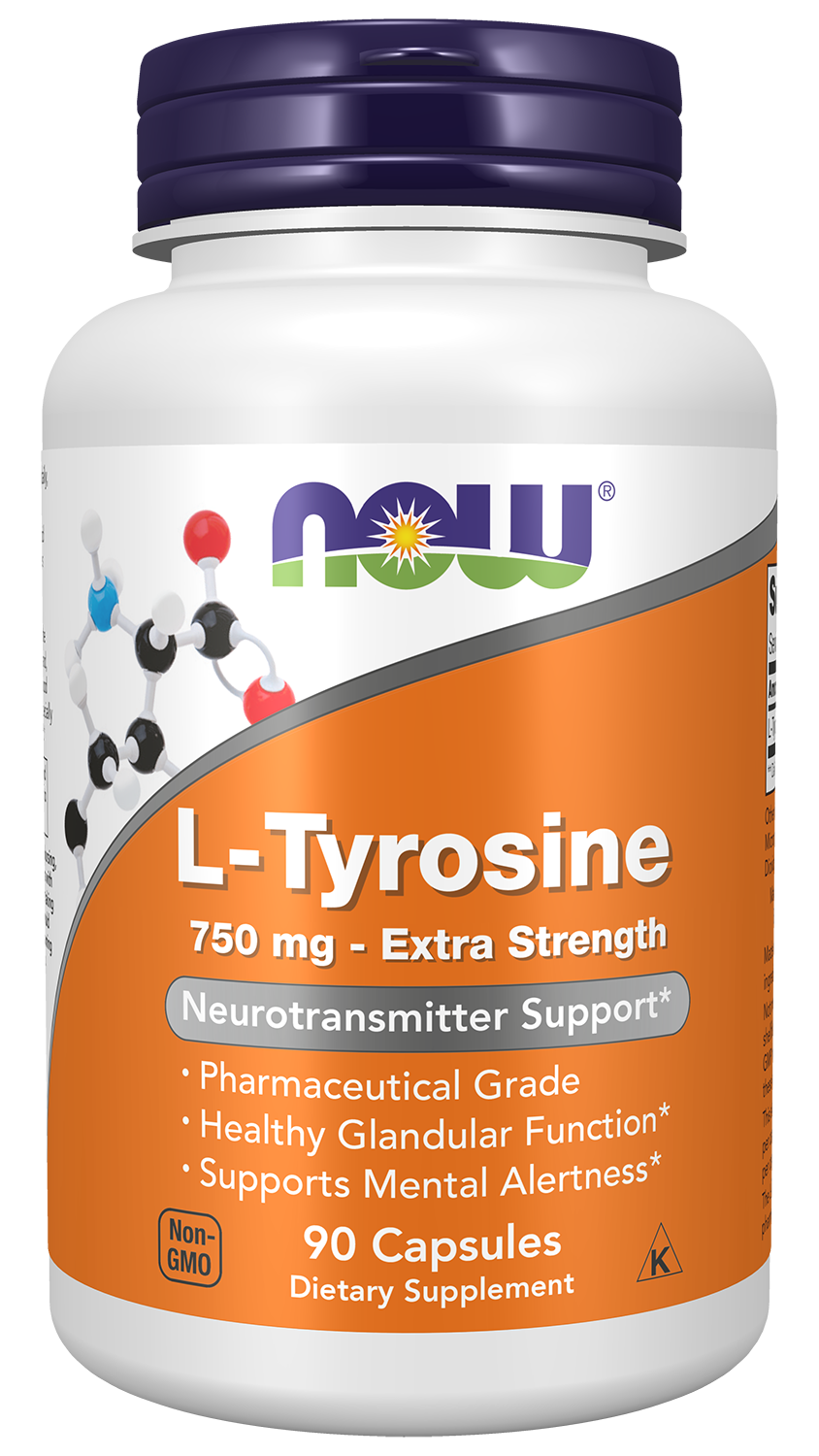 NOW Foods Tyrosine 750mg 90caps — Tyrosine 750mg 90caps hero