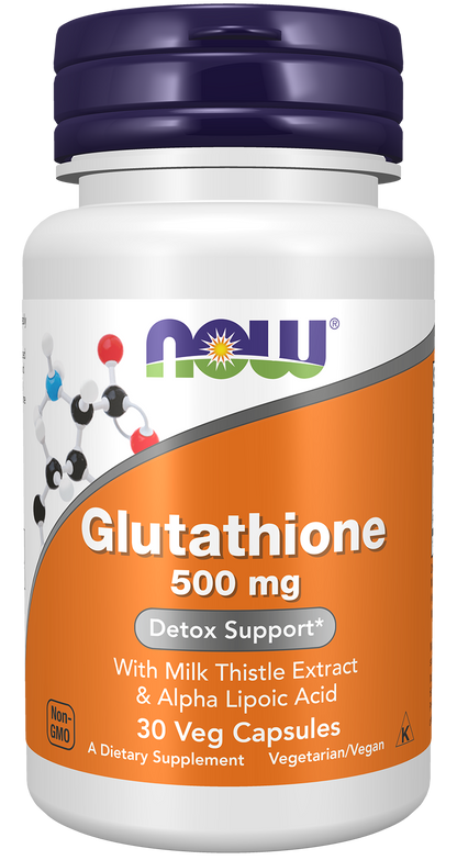 NOW Foods Glutathione 500mg — 30 vcaps hero