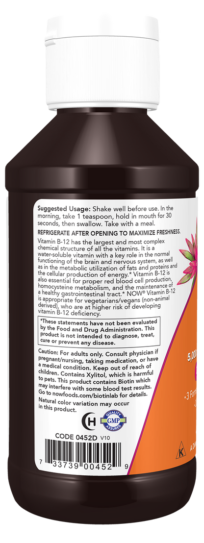 NOW Foods Ultra B12 4oz — Ultra B12 4oz support