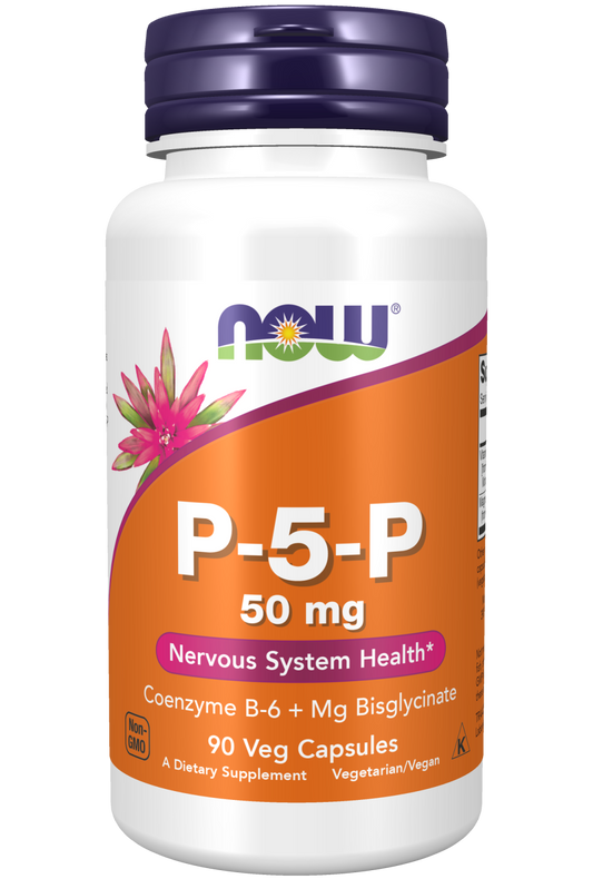 NOW Foods P5P 50mg 90caps — P5P 50mg 90caps hero
