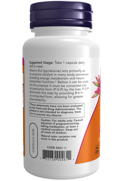 NOW Foods P5P 50mg 90caps — P5P 50mg 90caps support