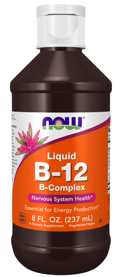 NOW Foods B-12 — 2000mcg Liquid B Complex 8oz hero