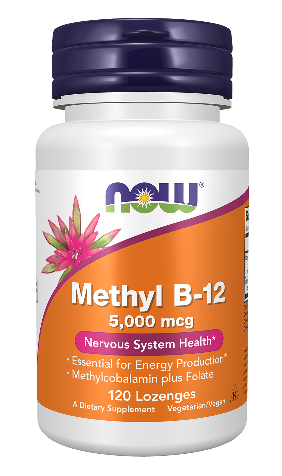 NOW Foods METHYL B-12 5000mcg 120 LOZ — METHYL B-12 5000mcg 120 LOZ hero