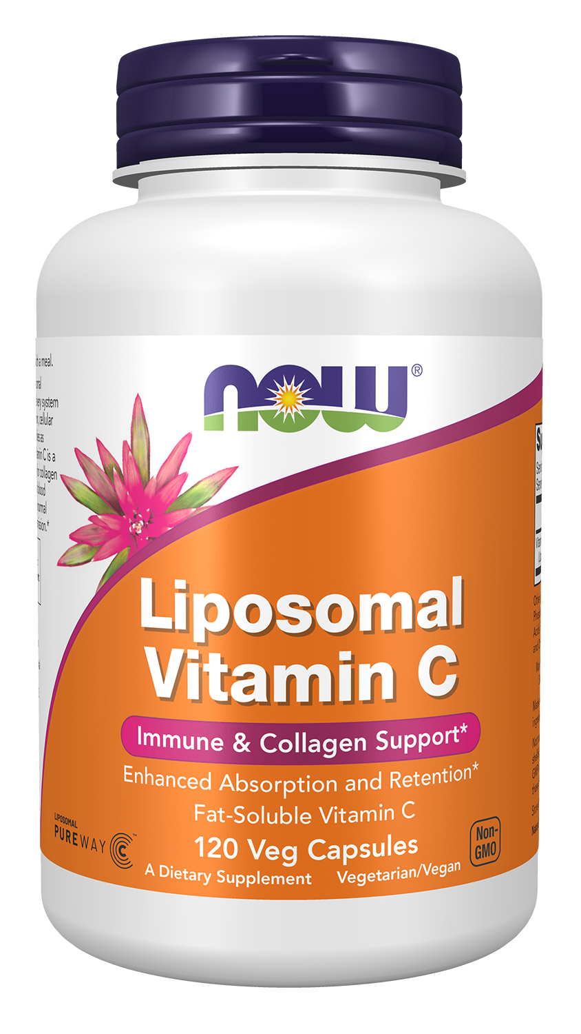 NOW Foods Liposomal Vitamin C 120 veg capsules — Liposomal Vitamin C 120 veg capsules hero