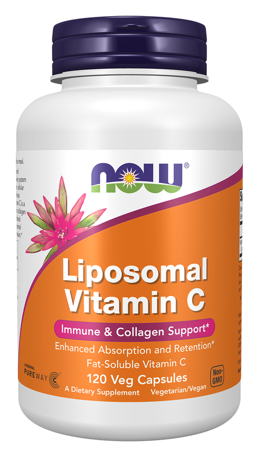 NOW Foods Liposomal Vitamin C 120 veg capsules — Liposomal Vitamin C 120 veg capsules hero