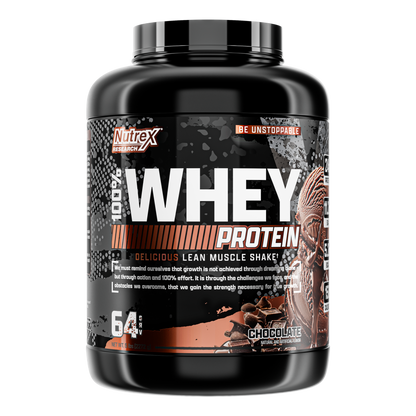 Nutrex Research 100% Whey — 5lb Chocolate hero