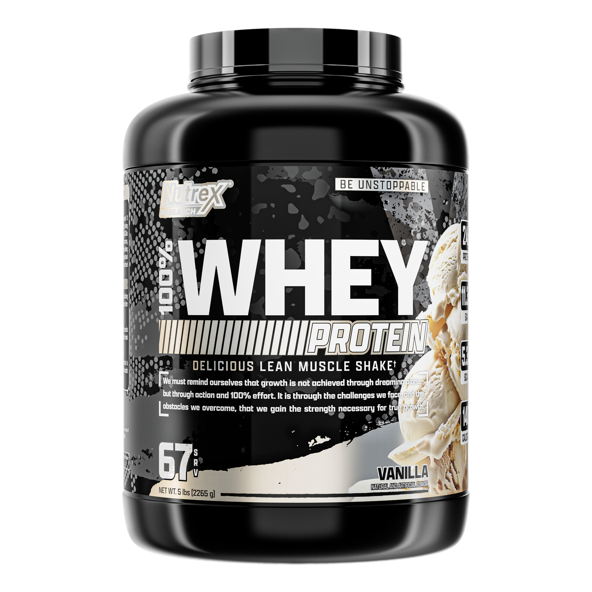 Nutrex Research 100% Whey — 5lb Vanilla hero