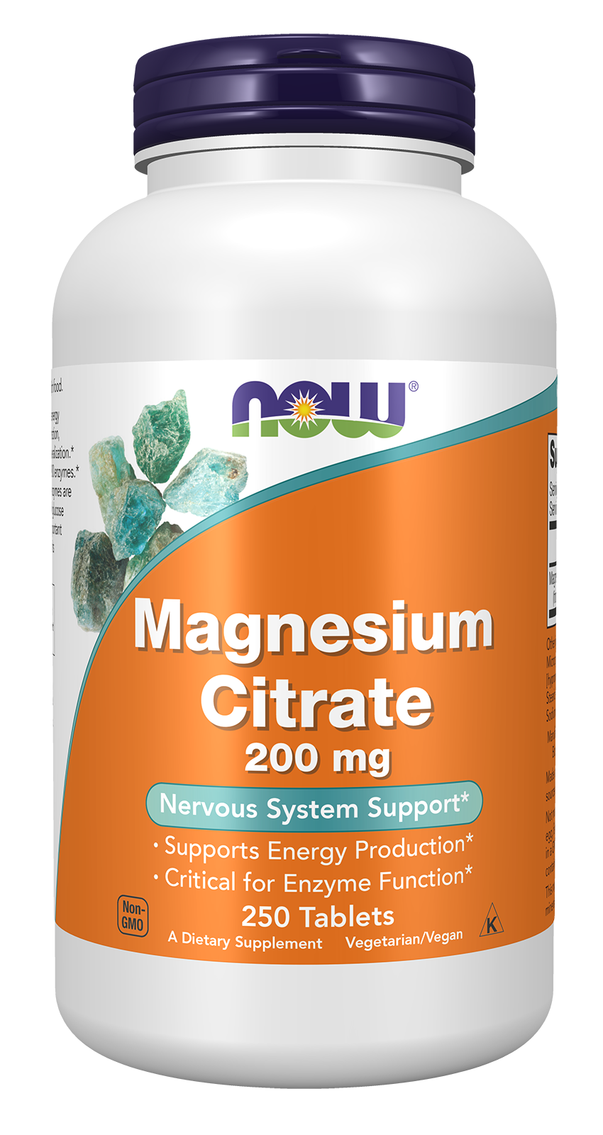 NOW Foods Magnesium Citrate 250 tablets — Magnesium Citrate 250 tablets hero