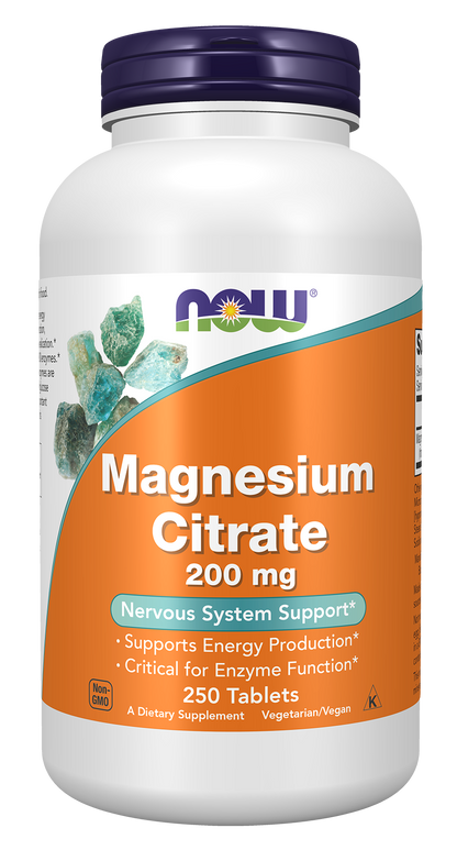 NOW Foods Magnesium Citrate 250 tablets — Magnesium Citrate 250 tablets hero