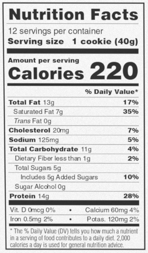 Power Crunch Protein Wafer Bar — French Vanilla facts