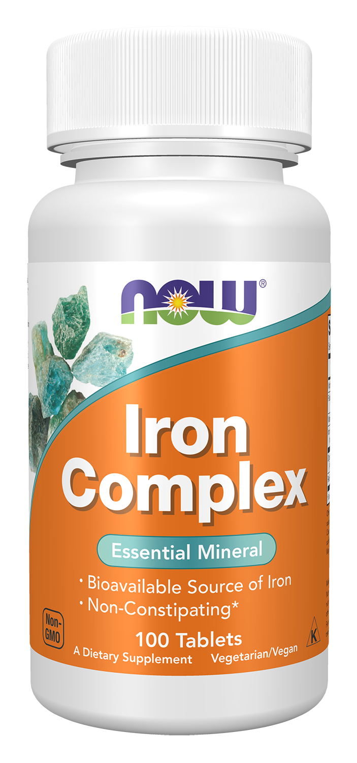 NOW Foods Iron Complex 100 tabs — Iron Complex 100 tabs hero