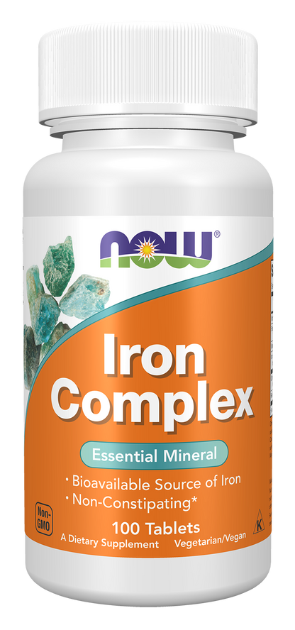 NOW Foods Iron Complex 100 tabs — Iron Complex 100 tabs hero