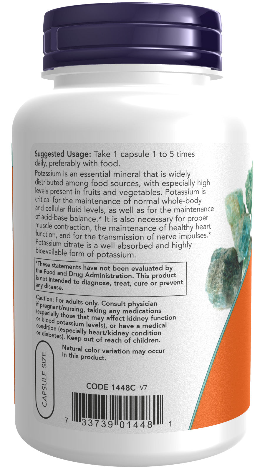 NOW Foods Potassium Citrate 180caps — Potassium Citrate 180caps support