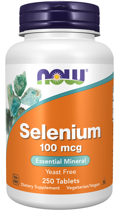 NOW Foods Selenium 100mcg 250tabs — Selenium 100mcg 250tabs hero