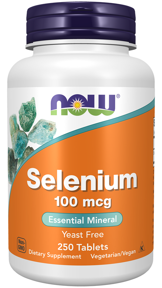 NOW Foods Selenium 100mcg 250tabs — Selenium 100mcg 250tabs hero