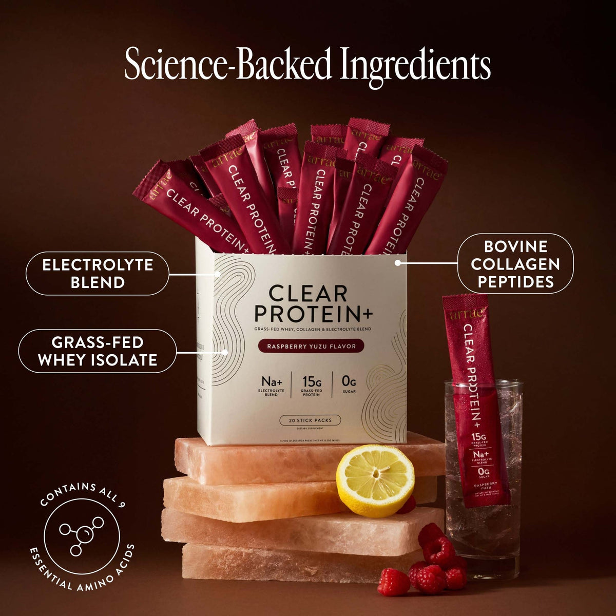 Arrae Clear Protein+ — Single Serving support