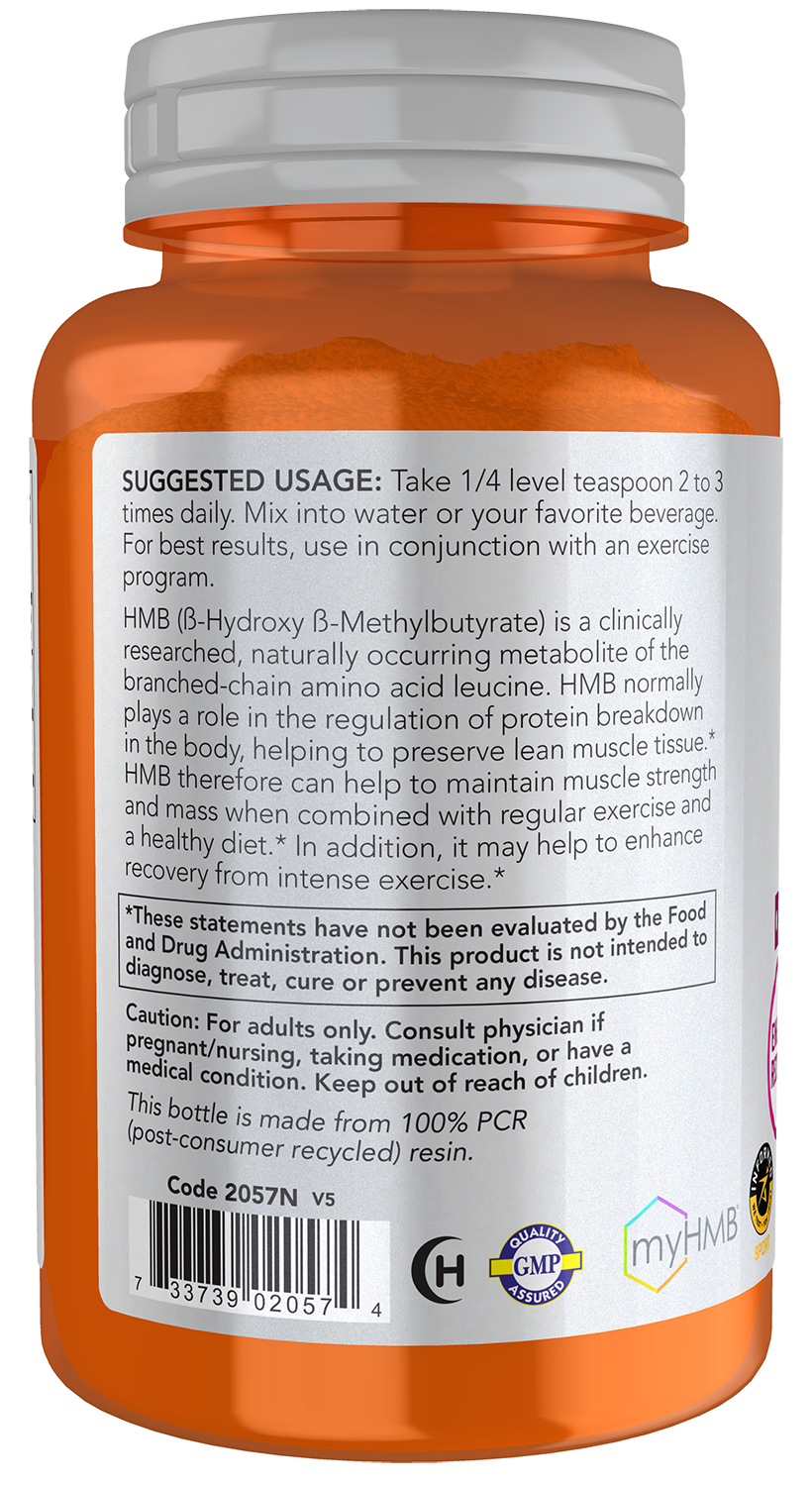 NOW Foods HMB — Powder 90g support
