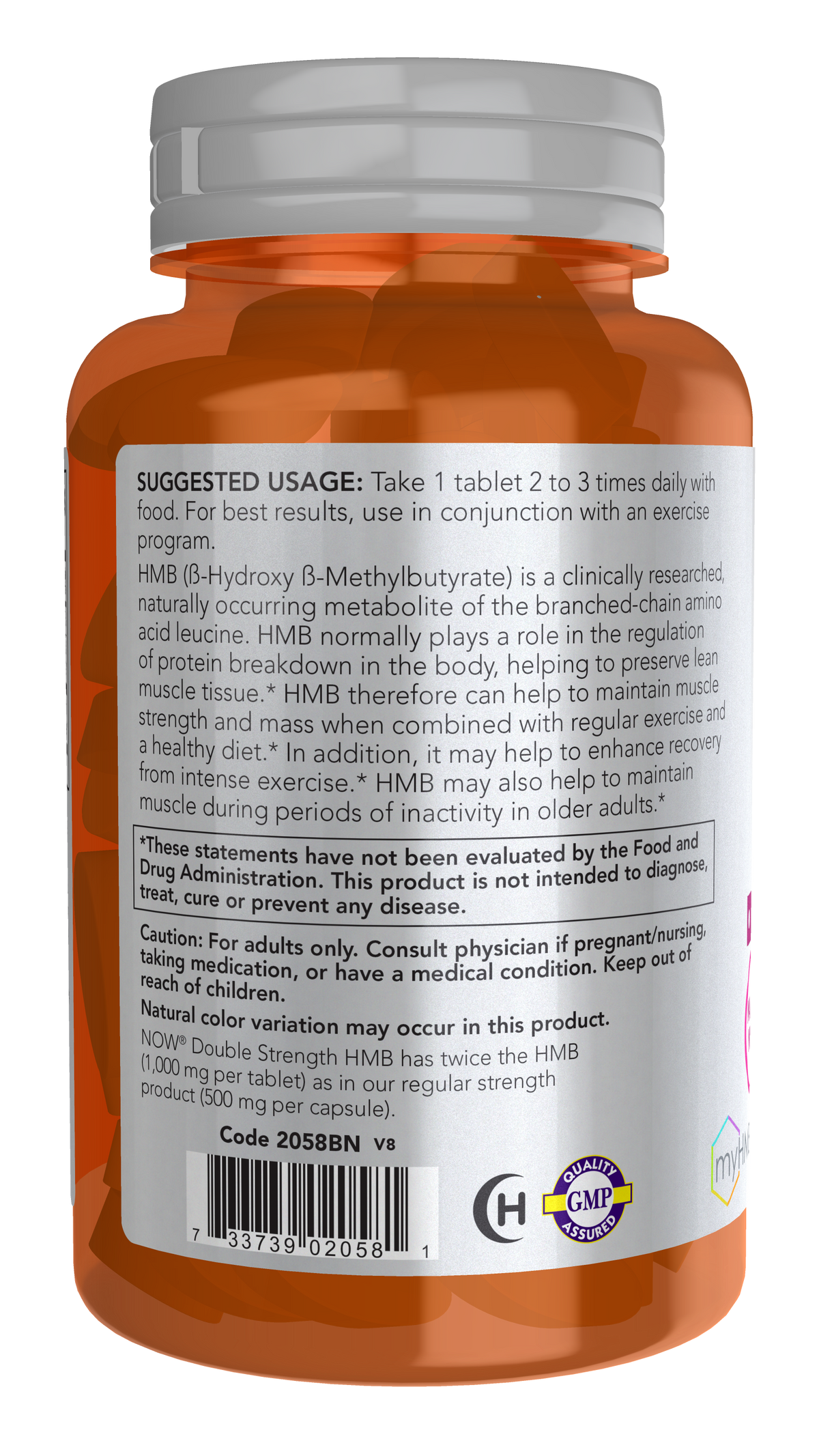 NOW Foods HMB — HMB 1000mg 90ct support