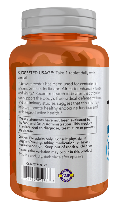 NOW Foods Tribulus 1000mg 90tabs — Tribulus 1000mg 90tabs support
