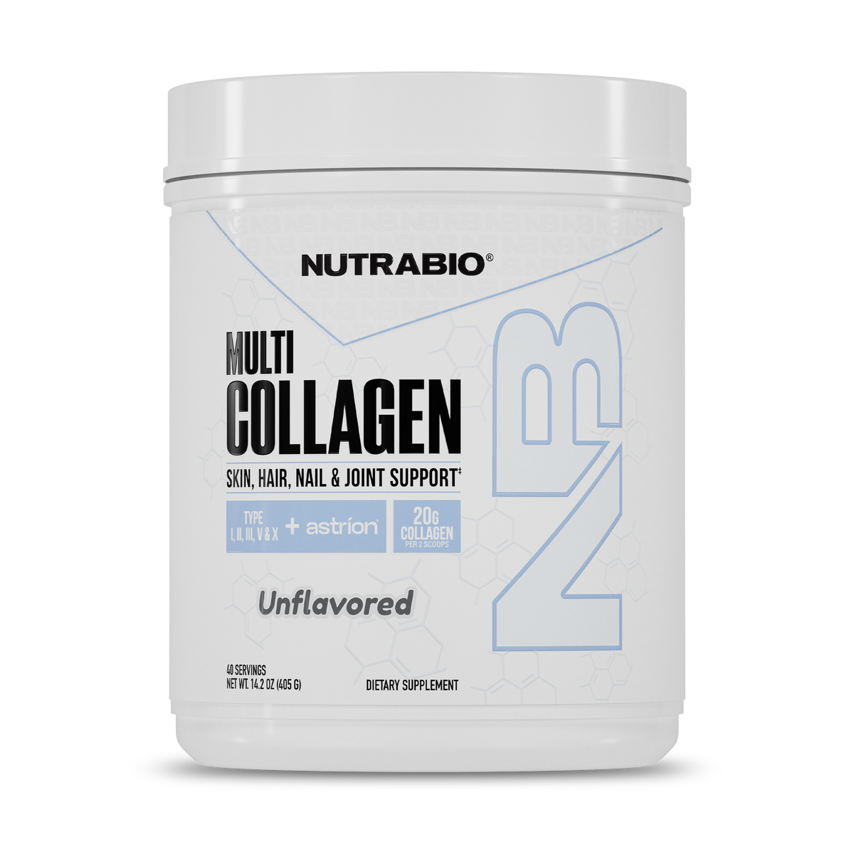 NutraBio Multi Collagen 45 serving — Multi Collagen 45 serving hero
