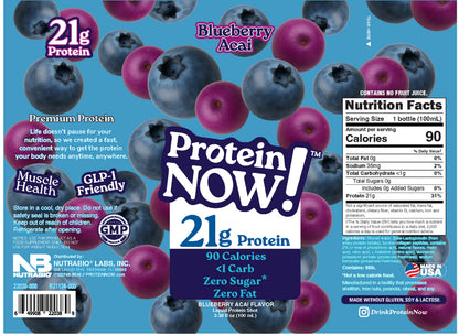 NutraBio Protein NOW Shot — Protein NOW Shot support