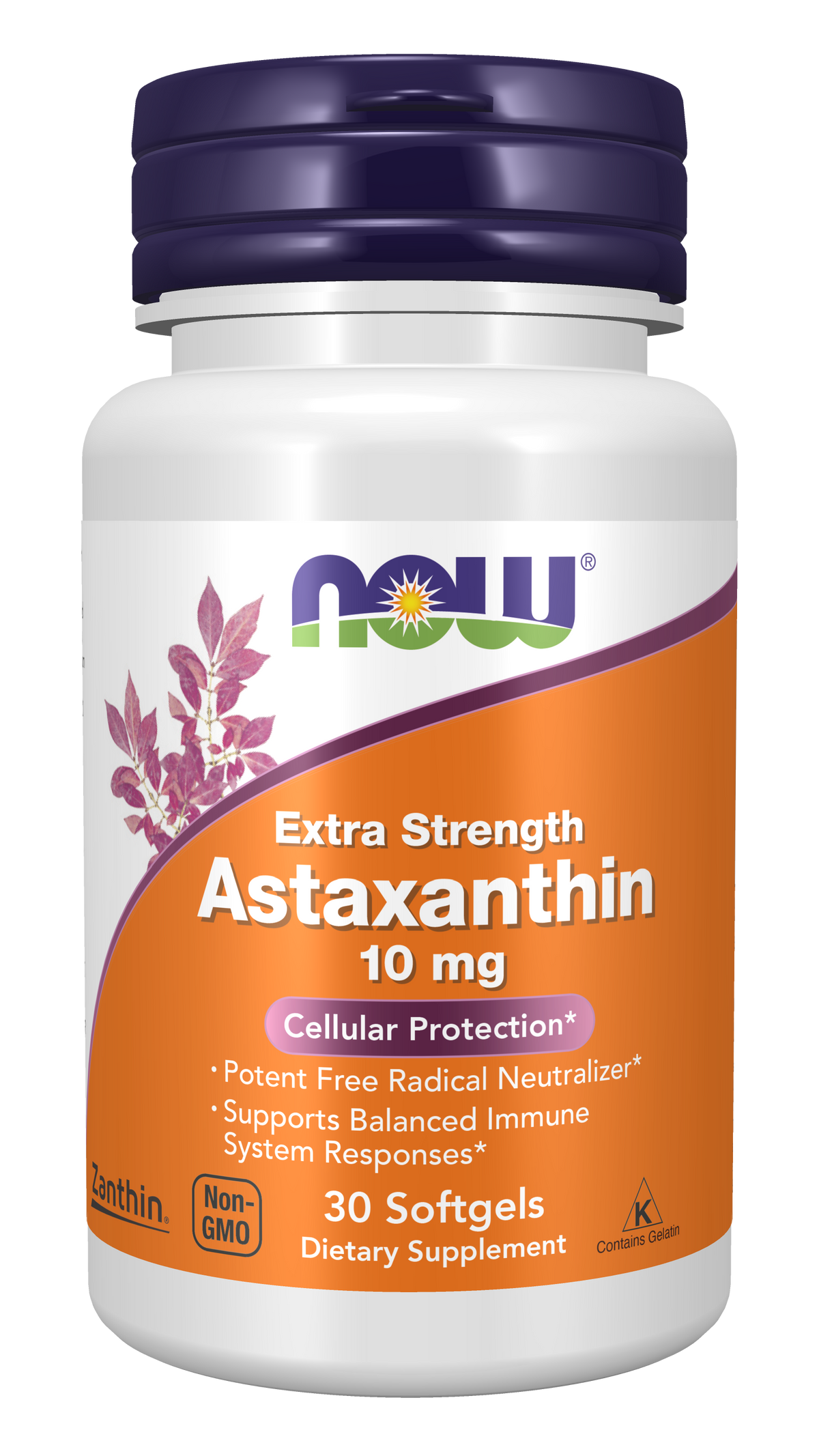 NOW Foods Astaxanthin Extra Strength 30 softgels — Astaxanthin Extra Strength 30 softgels hero