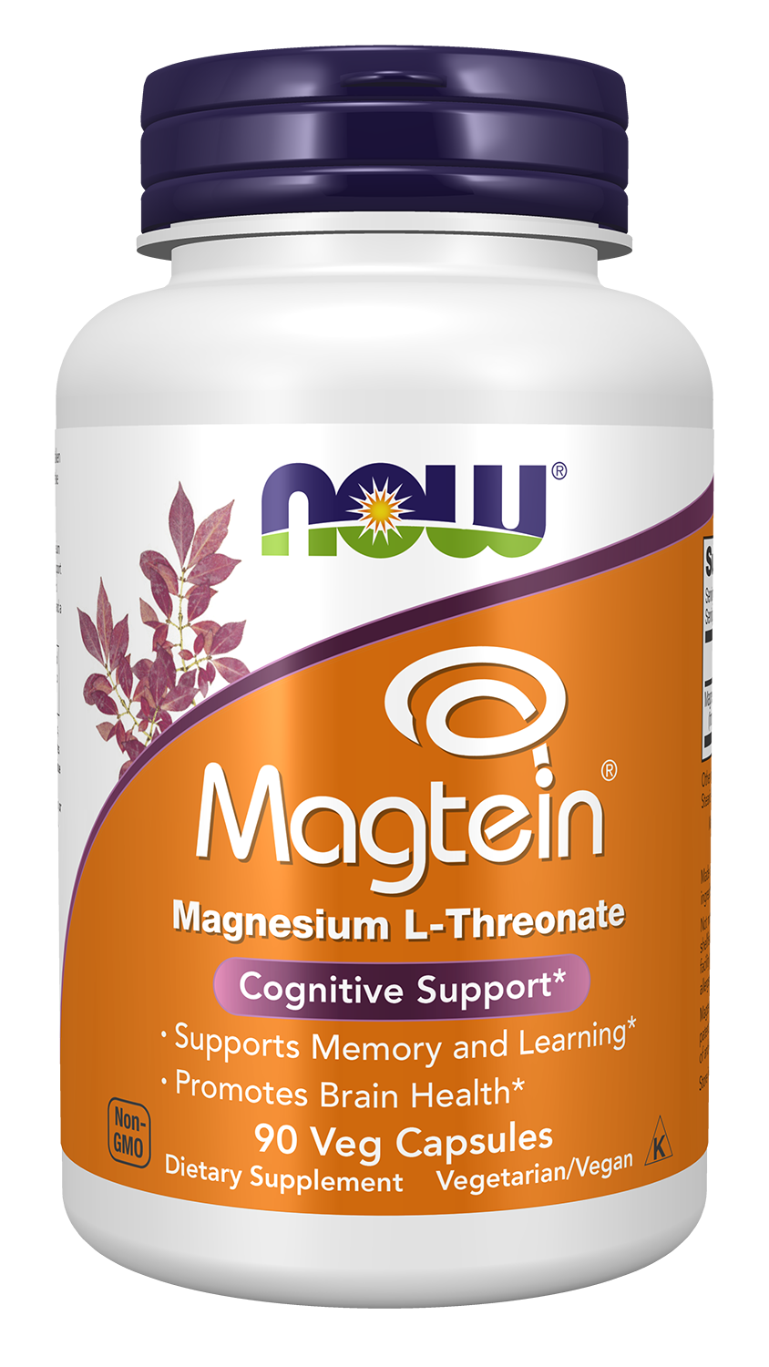 NOW Foods Magtein 90veg Capsules — Magtein 90veg Capsules hero
