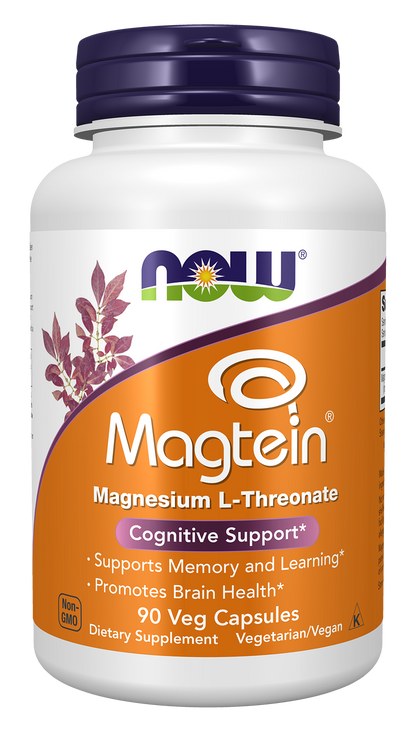 NOW Foods Magtein 90veg Capsules — Magtein 90veg Capsules hero