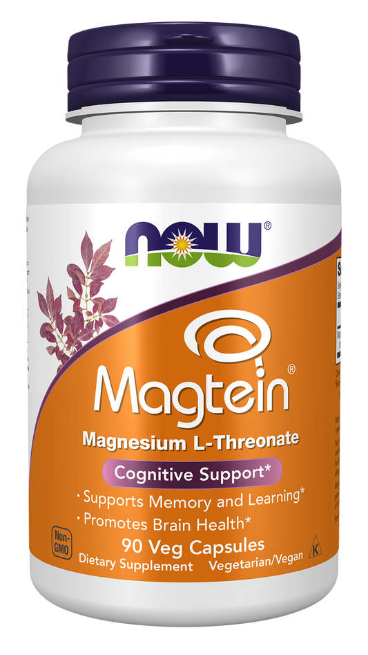 NOW Foods Magtein 90veg Capsules — Magtein 90veg Capsules hero