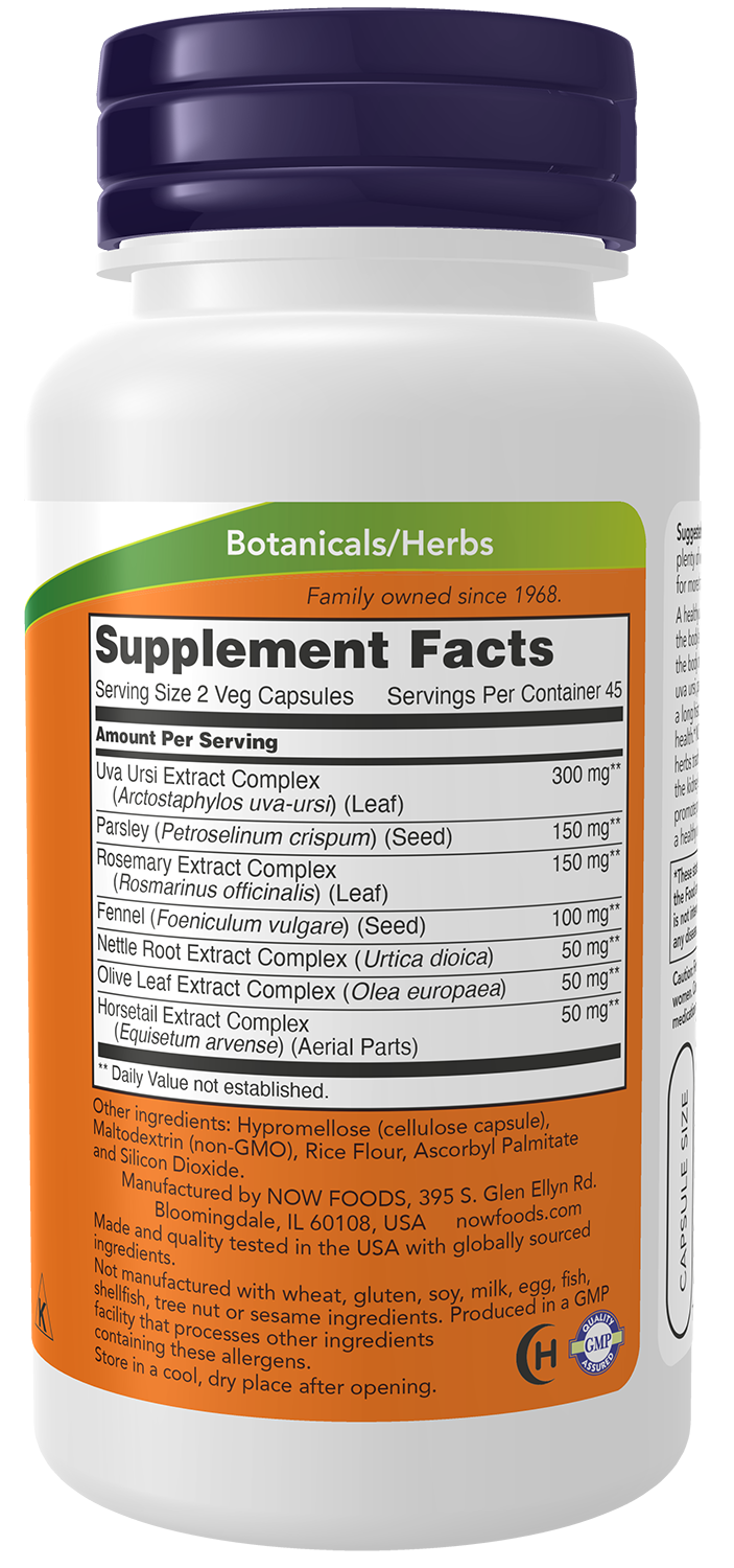 NOW Foods Kidney Cleanse 90 vcaps — Kidney Cleanse 90 vcaps facts