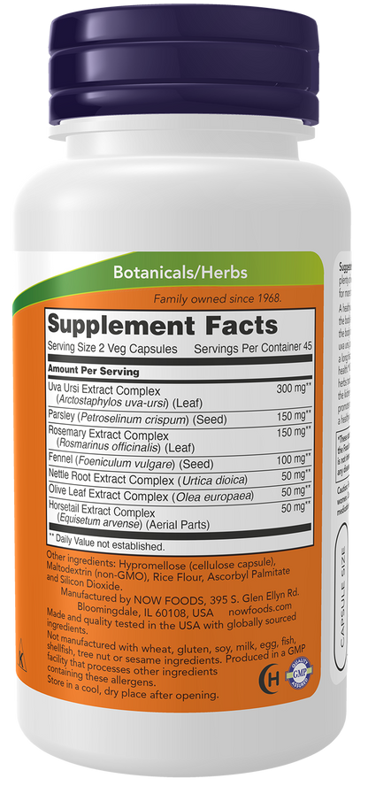 NOW Foods Kidney Cleanse 90 vcaps — Kidney Cleanse 90 vcaps facts