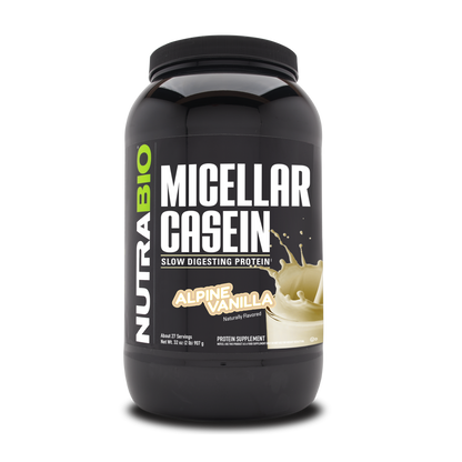NutraBio Micellar Casein 2lb — Vanilla hero