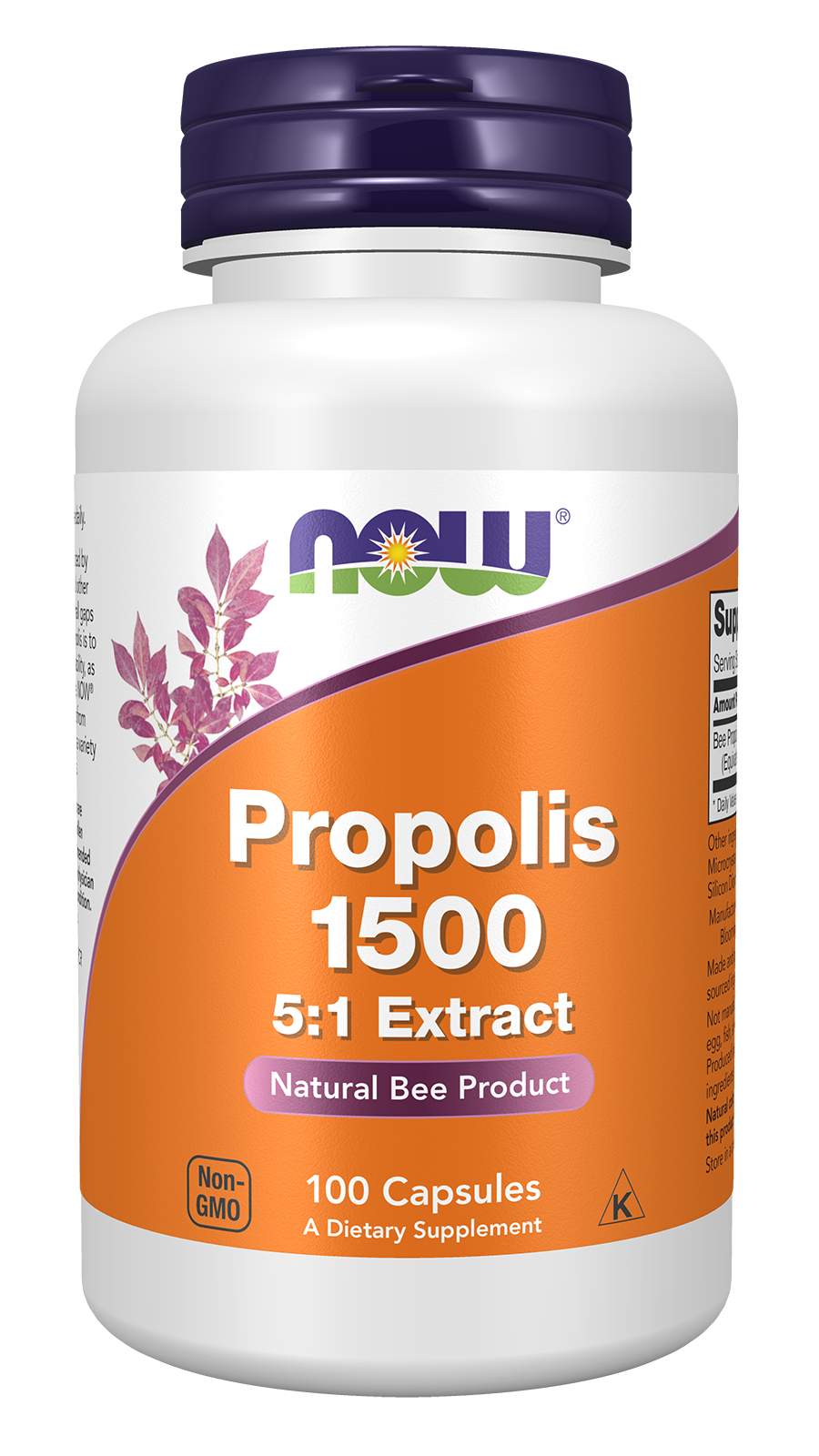 NOW Foods Propolis 1500 100vcaps — Propolis 1500 100vcaps hero