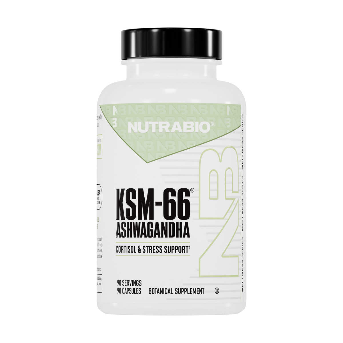 NutraBio Ashwagandha KSM-66 90 Capsules — Ashwagandha KSM-66 90 Capsules hero