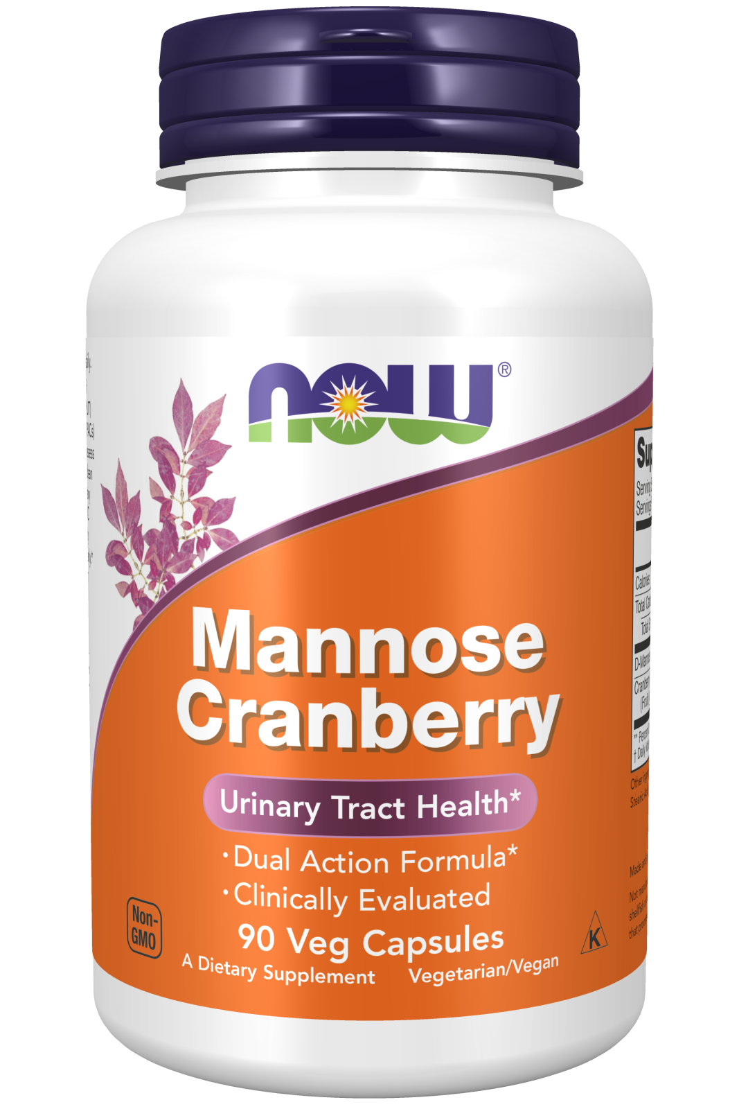 NOW Foods Mannose Cranberry 90vcaps — Mannose Cranberry 90vcaps hero