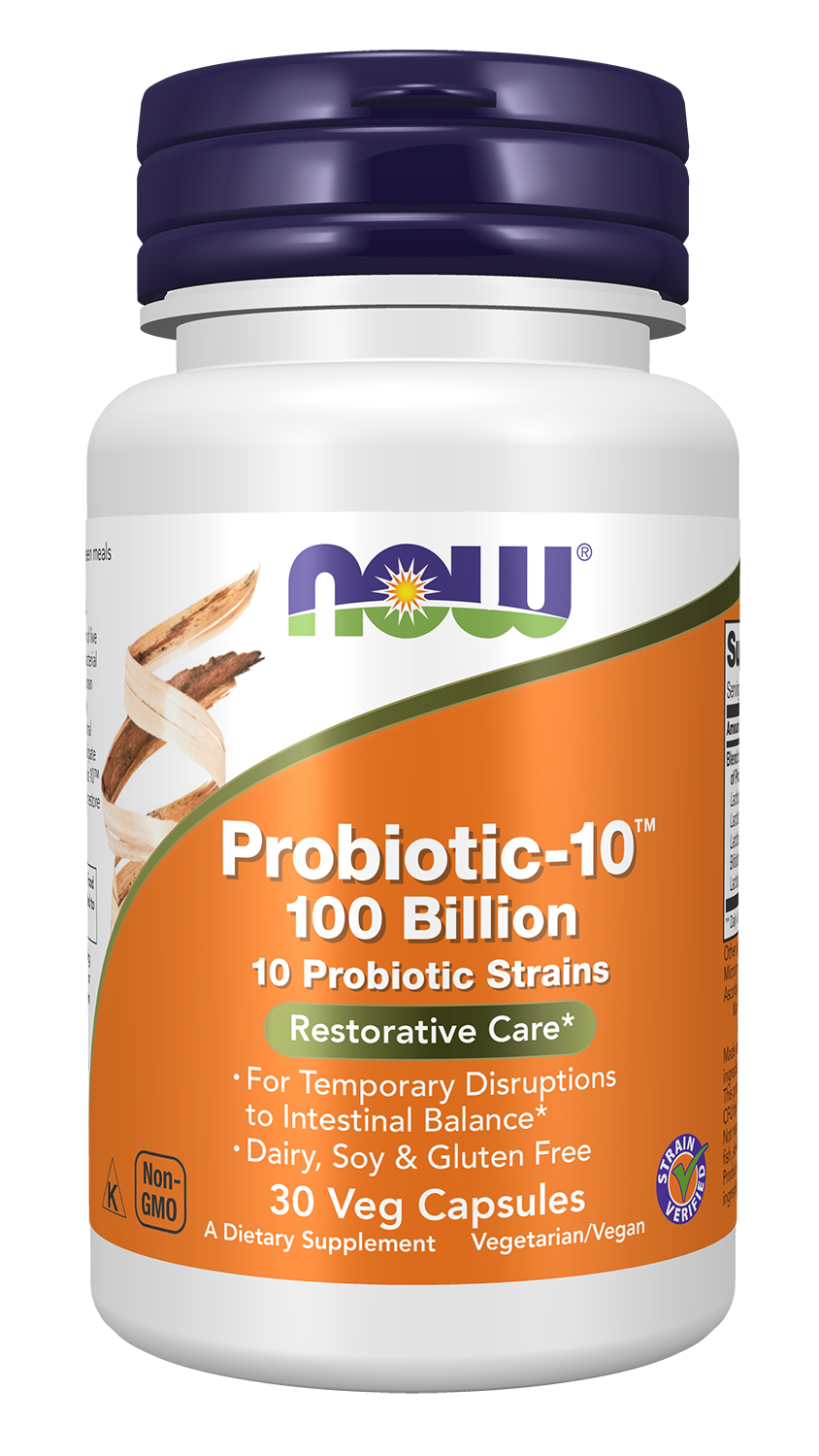 NOW Foods Probiotic 100 Billion 30 caps — Probiotic 100 Billion 30 caps hero