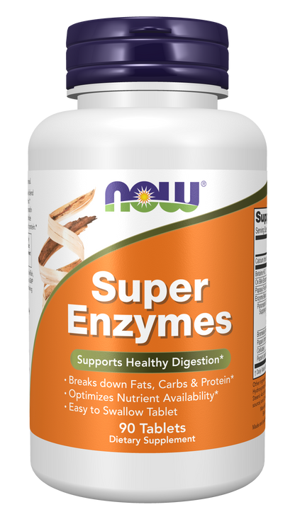NOW Foods Super Enzymes 90tabs — Super Enzymes 90tabs hero