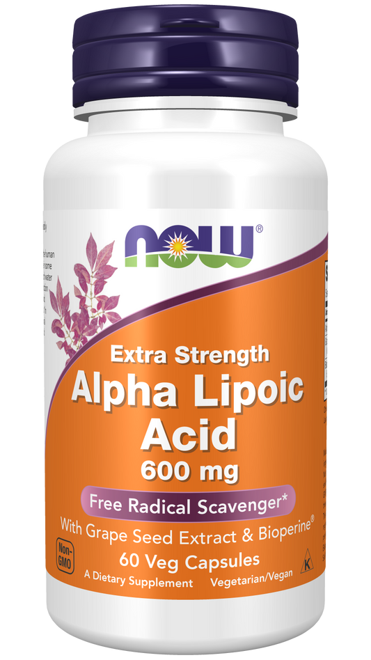 NOW Foods Alpha Lipoid Acid 600mg — Alpha Lipoid Acid 600mg hero