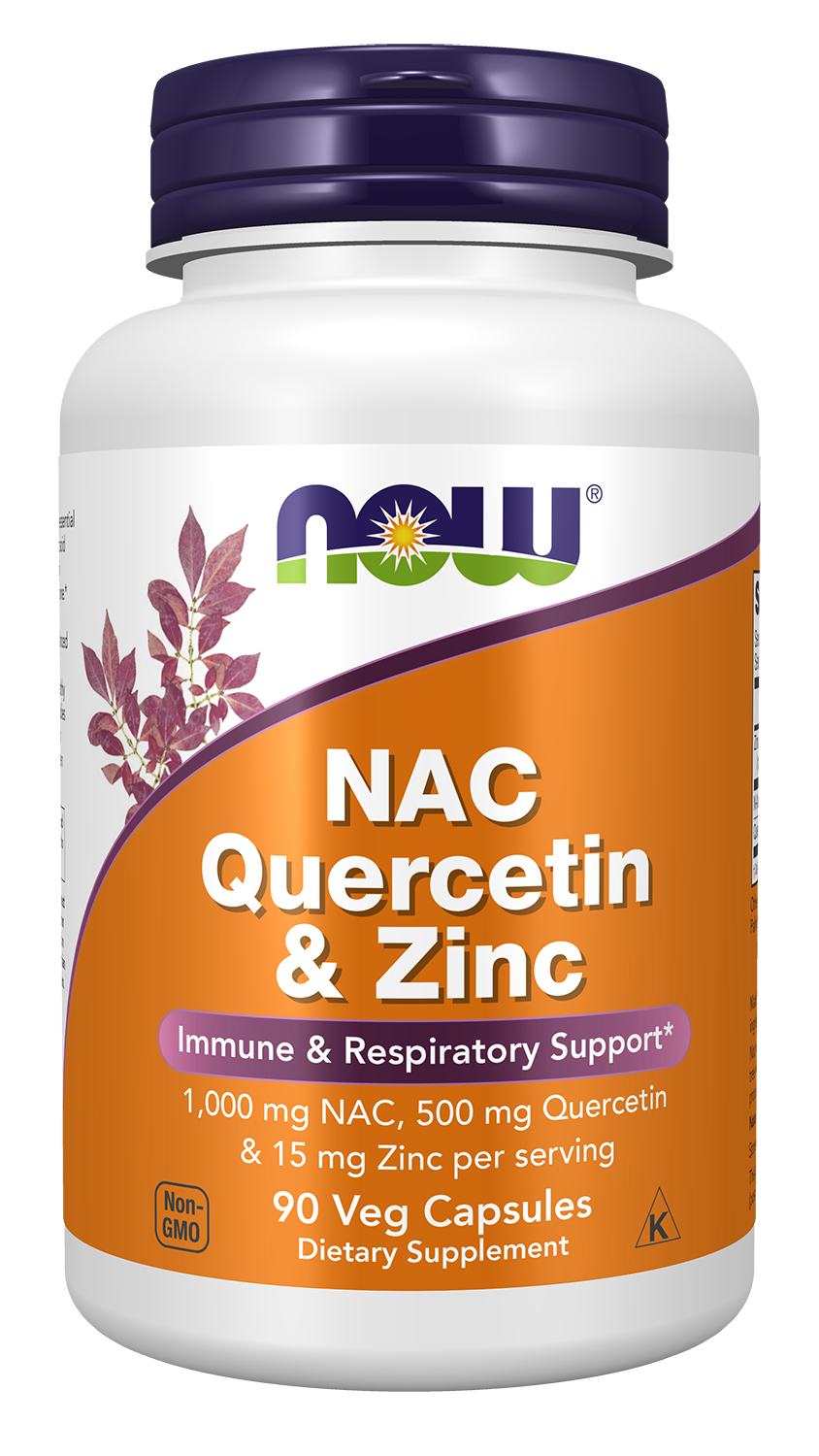 NOW Foods NAC Quercetin & Zinc 90caps — NAC Quercetin & Zinc 90caps hero