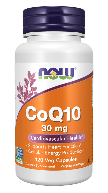 NOW Foods Coq10 30mg — 120vcaps hero
