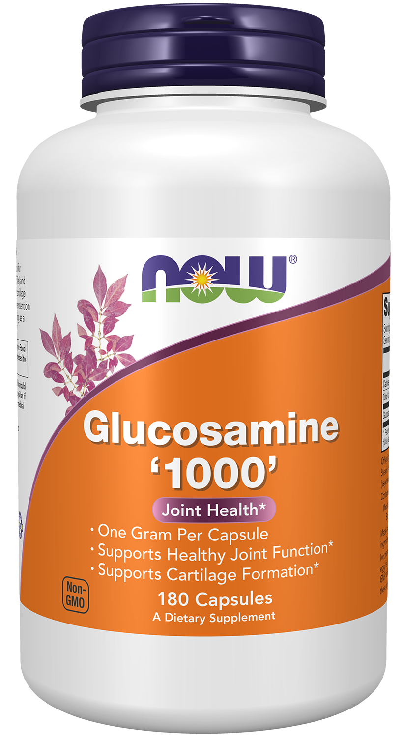 NOW Foods Glucosamine 1000mg 180 caps — Glucosamine 1000mg 180 caps hero