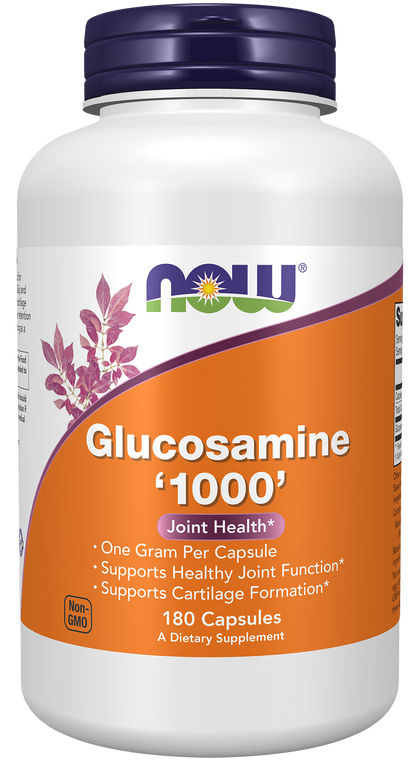 NOW Foods Glucosamine 1000mg 180 caps — Glucosamine 1000mg 180 caps hero