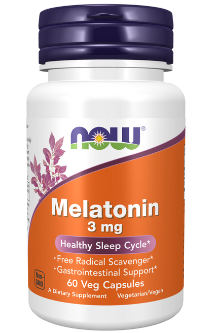 NOW Foods Melatonin — 3mg hero