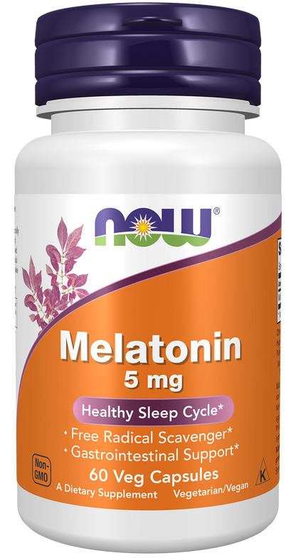 NOW Foods Melatonin — 5mg hero